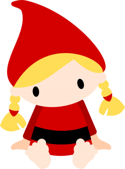 Gnome Girl Sitting | silhouette | Pinterest | Gnomes, Svg file and ...