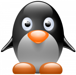 Penguin clipart thin - Pencil and in color penguin clipart thin