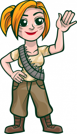 Free Female Soldier Cliparts, Download Free Clip Art, Free Clip Art ...