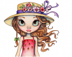 67-3-CaronVinson_Sunshine1.png | Whimsy stamps, Dolls and Stamps