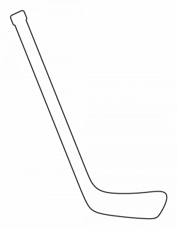 Hockey stick pattern. Use the printable outline for crafts, creating ...