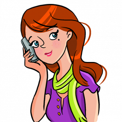 Dring Dring I am on a call Girly iMessage stickers to show your ...