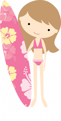 Surfing Girls Clipart. | Oh My Fiesta For Ladies!