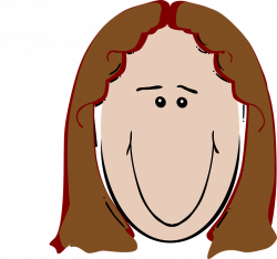 Cartoon girl smiling with brown hair 4771245 - ilug-cal.info