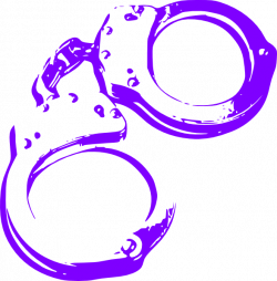 Purple Handcuffs Girly Clip Art at Clker.com - vector clip art ...