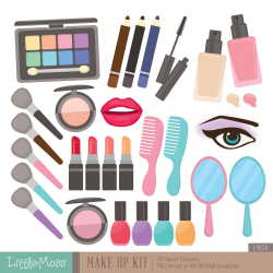 Girly Makeup Clip Art | Makeup Supplies Clipart Popular ...