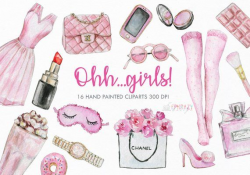 Girl, Chanel, Lipstick, Dress, Pink, Fashion, Iphone, Makeup ...