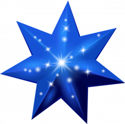 Blue Star Deco Transparent PNG Clip Art Image | decoupage mix pic ...