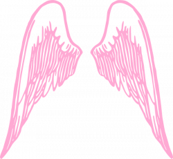 Pink Girly Wings Clip Art at Clker.com - vector clip art online ...