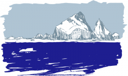 Clipart - Iceberg