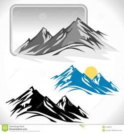 Glaciers On Mountain Peaks | Clipart Panda - Free Clipart Images