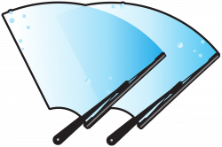 Clipart - Car windscreen wipers