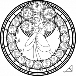 18luxury Stained Glass Coloring Books - Clip arts & coloring pages