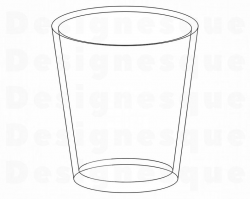 Glass Cup SVG, Shot Glass SVG, Glass Cup Clipart, Glass Cup Files for  Cricut, Glass Cup Cut Files For Silhouette, Dxf, Png, Eps, Vector