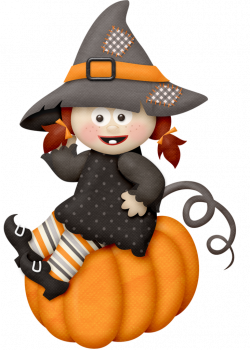 lliella_Boo_witch1b.png | Pinterest | Halloween clipart, Clip art ...