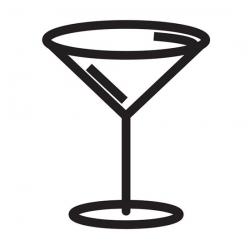Download martini glass black and white clipart Cocktail ...