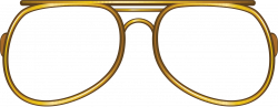 Gold Glasses Cliparts - Cliparts Zone