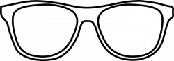 White Glasses Clipart