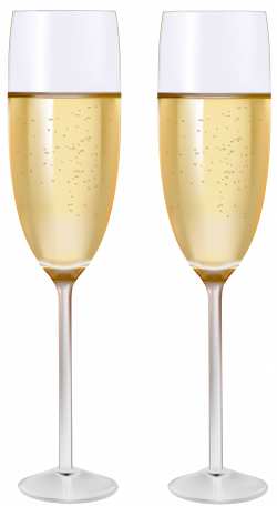 Two Glasses Of Champagne PNG Clipart - Best WEB Clipart
