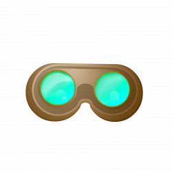Steampunk goggles clipart