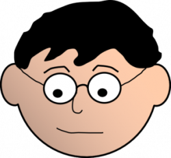 Clipart Person With Glasses