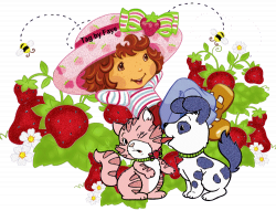 strawberry shortcake images clipart | Glitter Graphics… | Strawberry ...