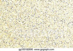 Vector Clipart - Background with golden glitter, confetti ...