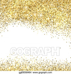 Vector Stock - gold glitter background. . Stock Clip Art ...