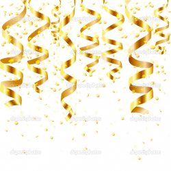 Gold Streamers Png, png collections at sccpre.cat