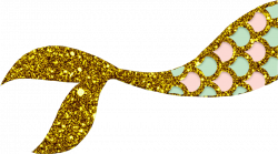 Mermaid Tail Clipart gold glitter - Free Clipart on Dumielauxepices.net