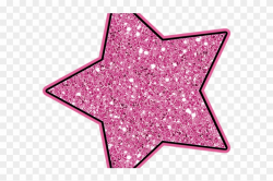 Starburst Clipart Glitter - Transparent Pink Glitter Star ...