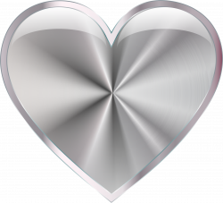 Silver Radiating Heart by GDJ | Hearts | Pinterest