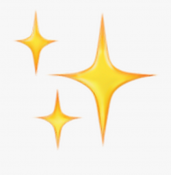 Emoji Sparkles Clipart , Png Download - Apple Sparkle Emoji ...