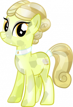 Crystal Spa pony Golden Glitter by Vector-Brony on DeviantArt