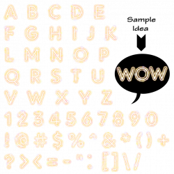 free #font #alphabet #alpha set #script #letters #numbers #monograms ...