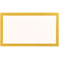 Gold Glitter Frame Board - 13