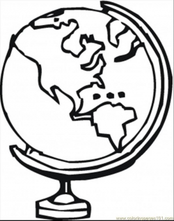 Free World Globe Coloring Pages, Download Free Clip Art ...