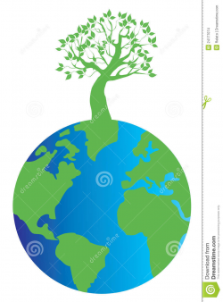 Earth and tree | Clipart Panda - Free Clipart Images