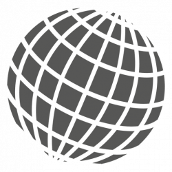 Grid on globe icon - Transparent PNG & SVG vector