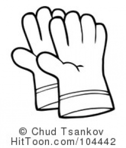 Gloves clipart black and white 2 » Clipart Station