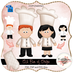 Pair of Chefs Layered Template by Peek a Boo Designs Pair of Chefs ...