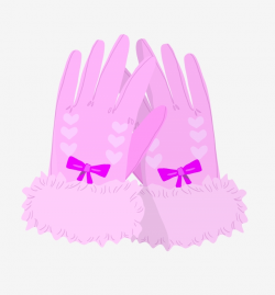 Pink Gloves Beautiful Gloves Purple Bow Pink Heart, Cute ...