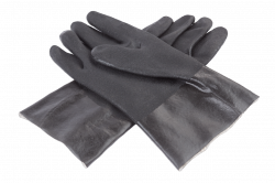 Green Nitrile & Black PVC Chemical Resistant Gloves | Axiom Products