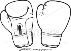 Vector Art - Boxing gloves. Clipart Drawing gg66276747 - GoGraph