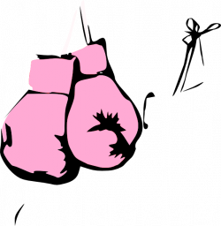 Pink Boxing Gloves Clip Art at Clker.com - vector clip art online ...