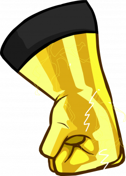 Electro Blast Gloves | Club Penguin Wiki | FANDOM powered by Wikia