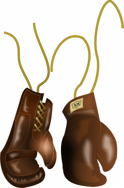 Clipart - Vintage Leather Boxing Gloves