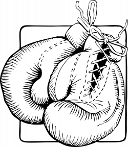 Awesome Coloring Page Boxing Gloves Inside Pages And Glove For At ...
