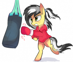 1327306 - angry, artist:aureai, bipedal, boxing, boxing glove ...