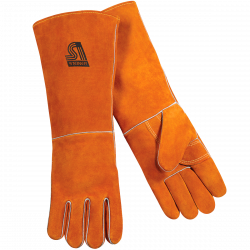 Standard Shoulder Split Cowhide Stick Welding Gloves - ThermoCore ...